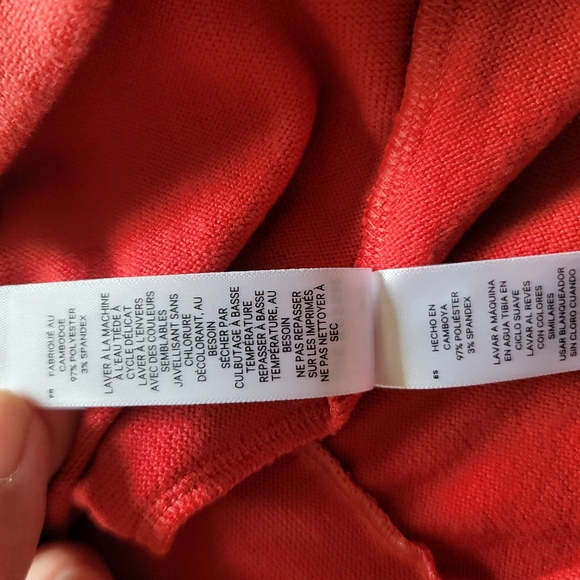 Joe Fresh Jillian Harris Comfy Flowy Ruffle Hem Long Sleeve Shirt Top Me… - Picture 11 of 12